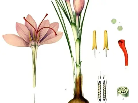 Safran (Crocus sativus)
