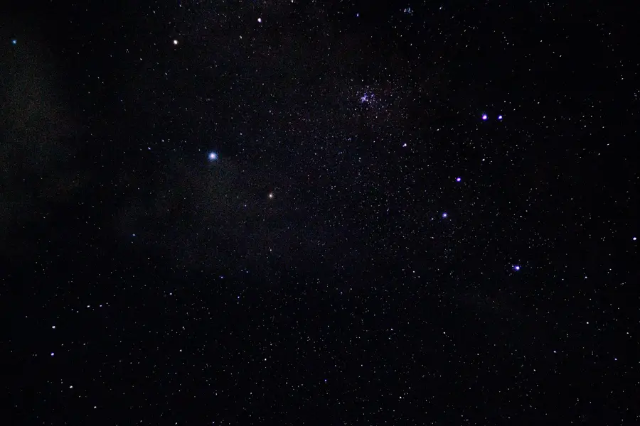 Ciel étoilé : heure miroir 03:03