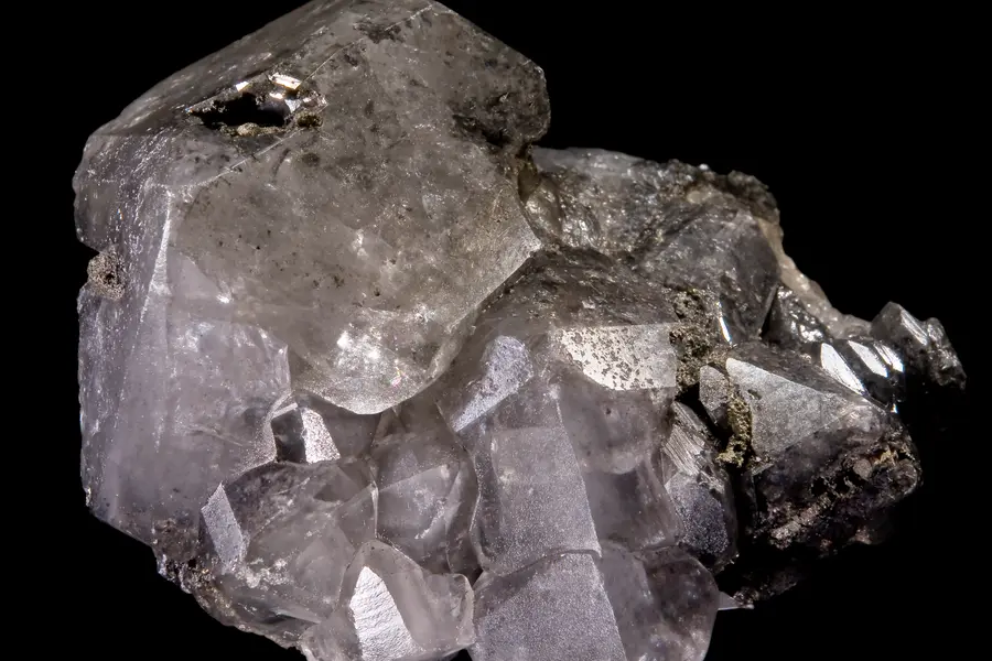 Anglésite, incolore gris jaune