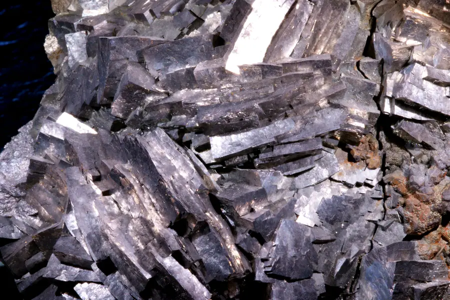 Arsénopyrite, gris-argent blanc métallique