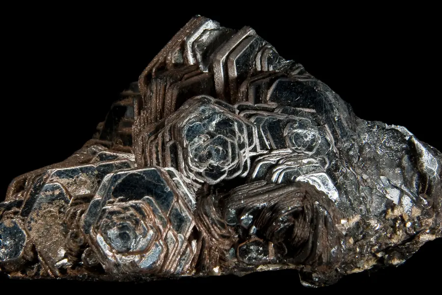 Hématite gris métallique