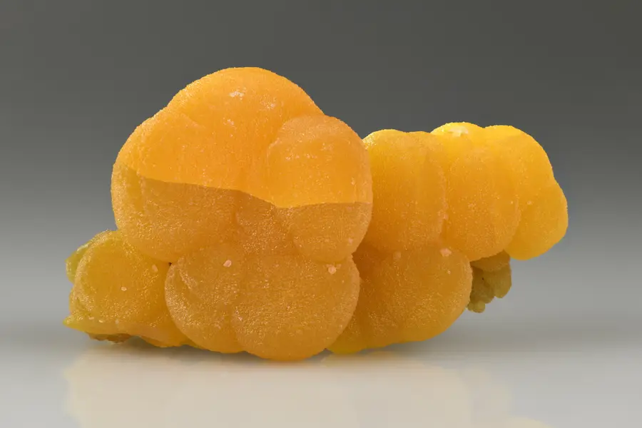 Mimétite, jaune orange brun-jaune