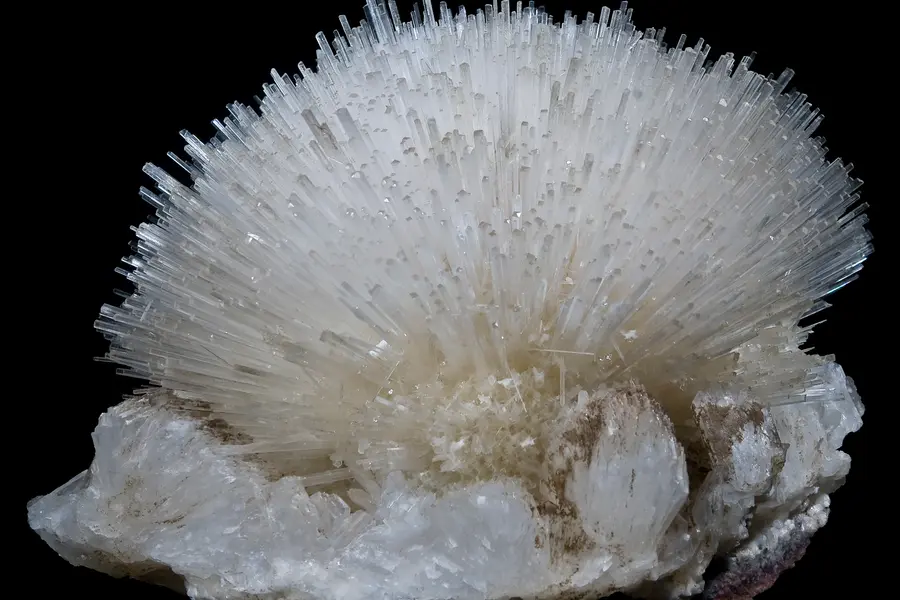 Natrolite, blanc incolore