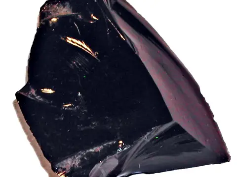 Obsidienne noire brillante