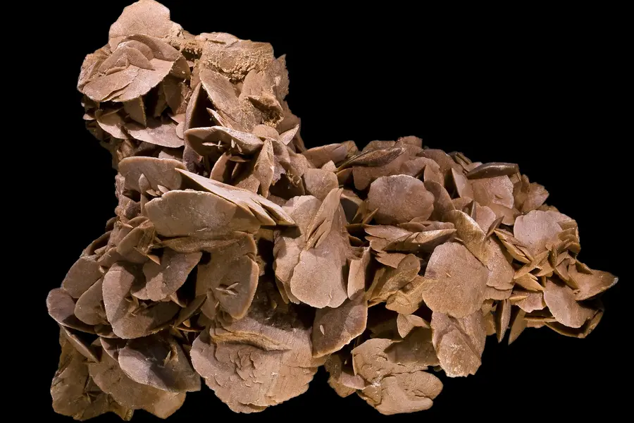 Rose des sables, sable beige brun clair