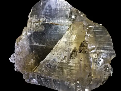 Sélénite, gypse fibreux soluble dans l'eau