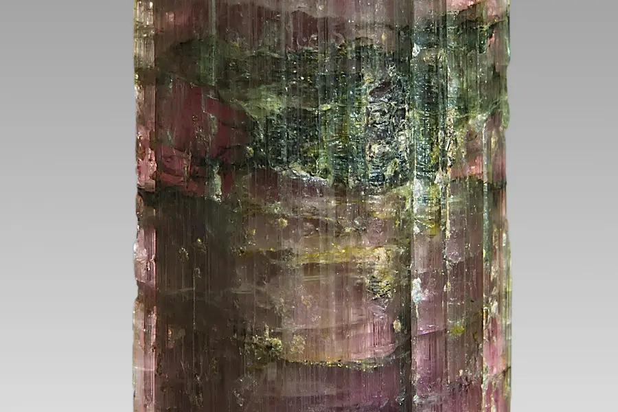 Tourmaline pastèque, rose vert