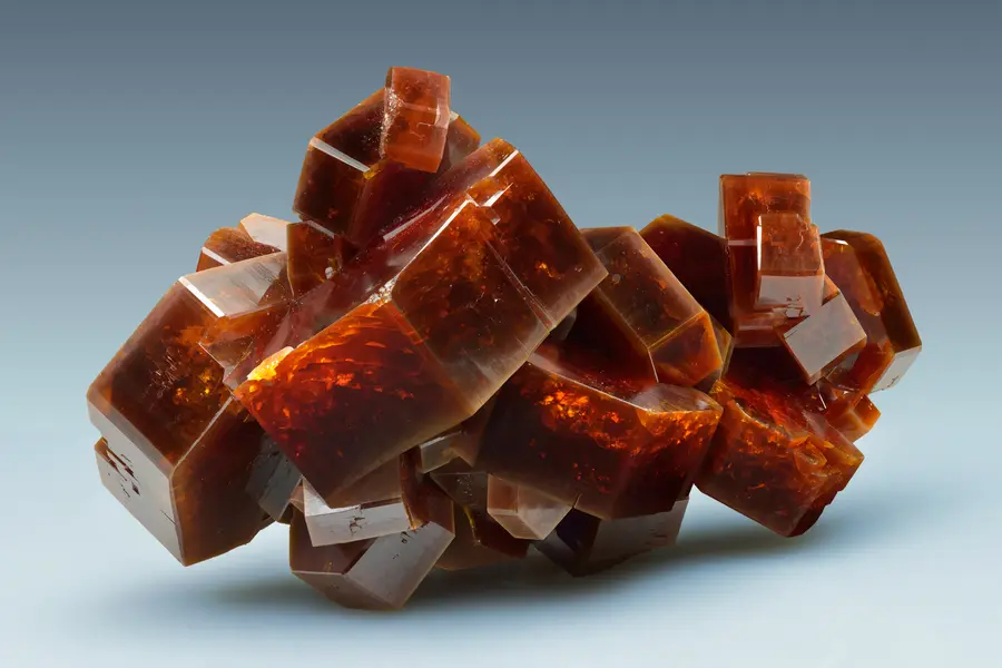 Vanadinite, rouge-orange orange brun