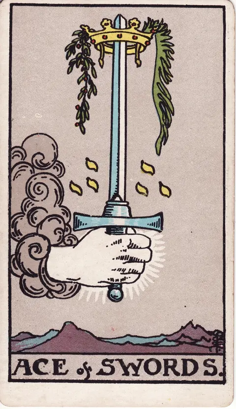 Carte As d’Épées du tarot
