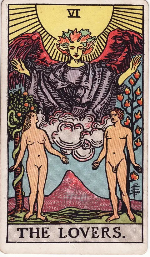 Carte L’Amoureux du tarot