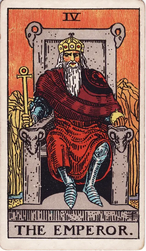 Carte L’Empereur du tarot
