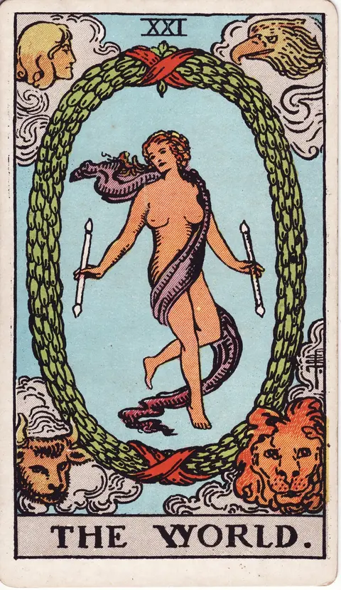 Le Monde, dernier arcane majeur du tarot