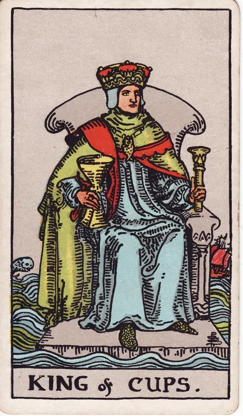 Carte Roi de Coupes du tarot
