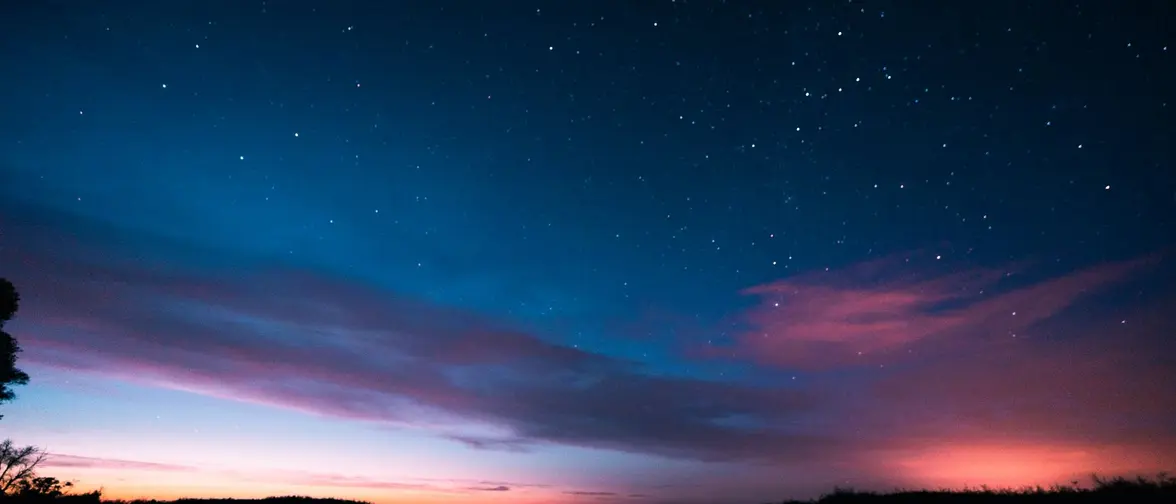 Horizon au lever du jour, signe ascendant à l'est