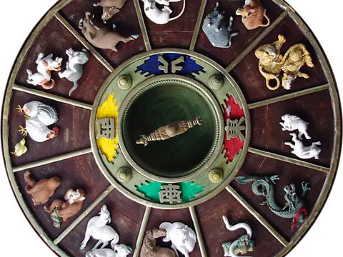 Roue des douze animaux de l'astrologie chinoise