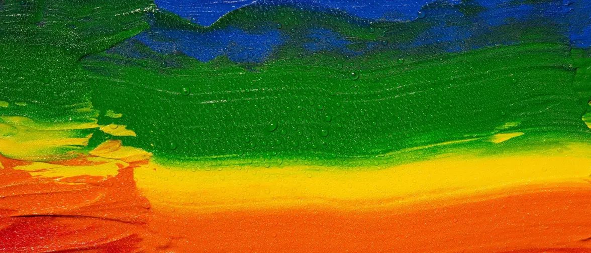 Un dégradé de couleurs vives illustrant la signification des couleurs